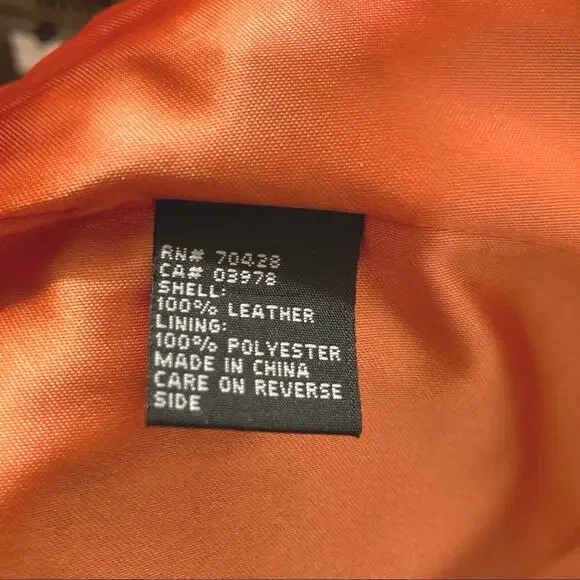 Sharon Young Orange Genuine Suede Western Cowgirl Jacket, size M - Picture 6 of 6